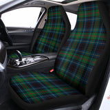 Blue And Green Tartan Pattern Print Universal Fit Car Seat Covers 102422
