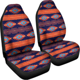Blue And Orange Southwestern Print Universal Fit Car Seat Covers 102422