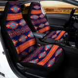 Blue And Orange Southwestern Print Universal Fit Car Seat Covers 102422