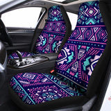 Blue And Pink Aztec Pattern Print Universal Fit Car Seat Covers 102422