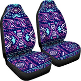 Blue And Pink Aztec Pattern Print Universal Fit Car Seat Covers 102422