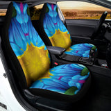 Blue And Pink Flowers Kaleidoscope Print Universal Fit Car Seat Covers 102422