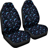 Blue And Purple Bubble Pattern Print Universal Fit Car Seat Covers 102422