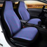 Blue And Purple Zigzag Pattern Print Universal Fit Car Seat Covers 102422