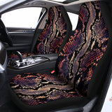 Blue And Red Snakeskin Print Universal Fit Car Seat Covers 102422