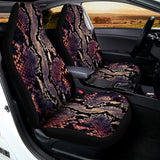 Blue And Red Snakeskin Print Universal Fit Car Seat Covers 102422