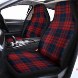 Blue And Red Tartan Pattern Print Universal Fit Car Seat Covers 102422