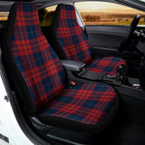 Blue And Red Tartan Pattern Print Universal Fit Car Seat Covers 102422