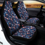 Blue Axolotl Pattern Print Universal Fit Car Seat Covers 102422