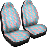 Blue Bacon Pattern Print Universal Fit Car Seat Covers 102422