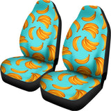Blue Banana Pattern Print Universal Fit Car Seat Covers 102422