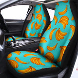 Blue Banana Pattern Print Universal Fit Car Seat Covers 102422