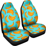 Blue Banana Pattern Print Universal Fit Car Seat Covers 102422