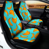 Blue Banana Pattern Print Universal Fit Car Seat Covers 102422