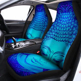 Blue Buddha Print Universal Fit Car Seat Covers 102422