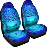 Blue Buddha Print Universal Fit Car Seat Covers 102422
