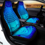 Blue Buddha Print Universal Fit Car Seat Covers 102422