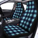 Blue Buffalo Check Pattern Print Universal Fit Car Seat Covers 102422