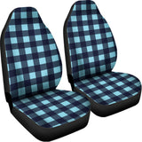 Blue Buffalo Check Pattern Print Universal Fit Car Seat Covers 102422