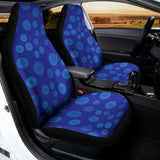 Blue Bullseye Target Pattern Print Universal Fit Car Seat Covers 102422