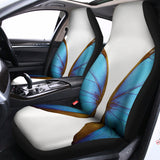 Blue Butterfly Wings Print Universal Fit Car Seat Covers 102422