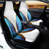 Blue Butterfly Wings Print Universal Fit Car Seat Covers 102422