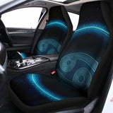 Blue Cancer Zodiac Sign Print Universal Fit Car Seat Covers 102422