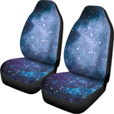Blue Cloud Starfield Galaxy Space Print Universal Fit Car Seat Covers 102422