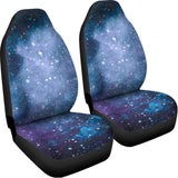 Blue Cloud Starfield Galaxy Space Print Universal Fit Car Seat Covers 102422