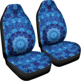 Blue Crystal Kaleidoscope Print Universal Fit Car Seat Covers 102422