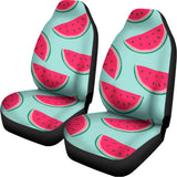 Blue Cute Watermelon Pattern Print Universal Fit Car Seat Covers 102422