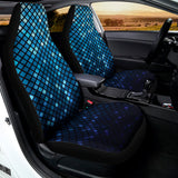 Blue Disco Lights Pattern Print Universal Fit Car Seat Covers 102422