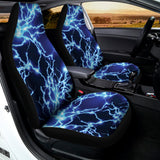 Blue Electric Lightning Print Universal Fit Car Seat Covers 102422