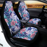 Blue Fairy Rose Unicorn Pattern Print Universal Fit Car Seat Covers 102422