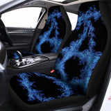 Blue Flame Pentagram Print Universal Fit Car Seat Covers 102422