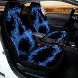 Blue Flame Pentagram Print Universal Fit Car Seat Covers 102422