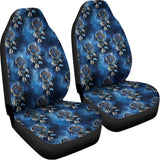 Blue Galaxy Dream Catcher Pattern Print Universal Fit Car Seat Covers 102422