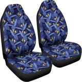 Blue Hawaiian Tropical Pattern Print Universal Fit Car Seat Covers 102422