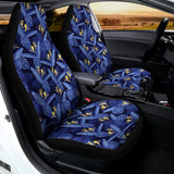 Blue Hawaiian Tropical Pattern Print Universal Fit Car Seat Covers 102422