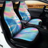 Blue Holographic Print Universal Fit Car Seat Covers 102422