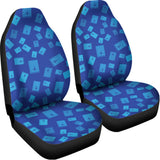 Blue Holy Bible Pattern Print Universal Fit Car Seat Covers 102422