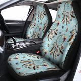 Blue Indian Dream Catcher Pattern Print Universal Fit Car Seat Covers 102422