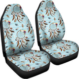 Blue Indian Dream Catcher Pattern Print Universal Fit Car Seat Covers 102422