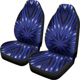 Blue Kaleidoscope Print Universal Fit Car Seat Covers 102422