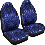 Blue Kaleidoscope Print Universal Fit Car Seat Covers 102422