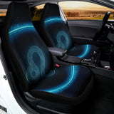 Blue Leo Zodiac Sign Print Universal Fit Car Seat Covers 102422