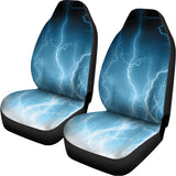 Blue Lightning Print Universal Fit Car Seat Covers 102422