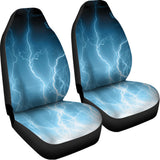 Blue Lightning Print Universal Fit Car Seat Covers 102422