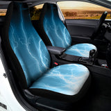 Blue Lightning Print Universal Fit Car Seat Covers 102422