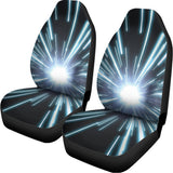 Blue Lightspeed Print Universal Fit Car Seat Covers 102422
